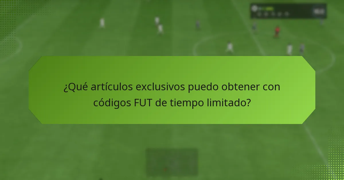 ¿Cómo canjeo códigos FUT de tiempo limitado?
